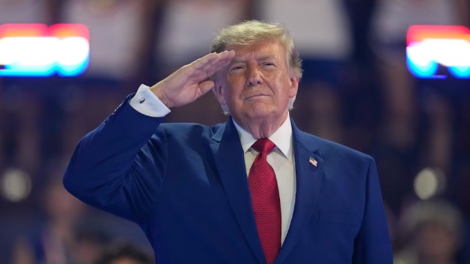 Trump spent Friday in New York